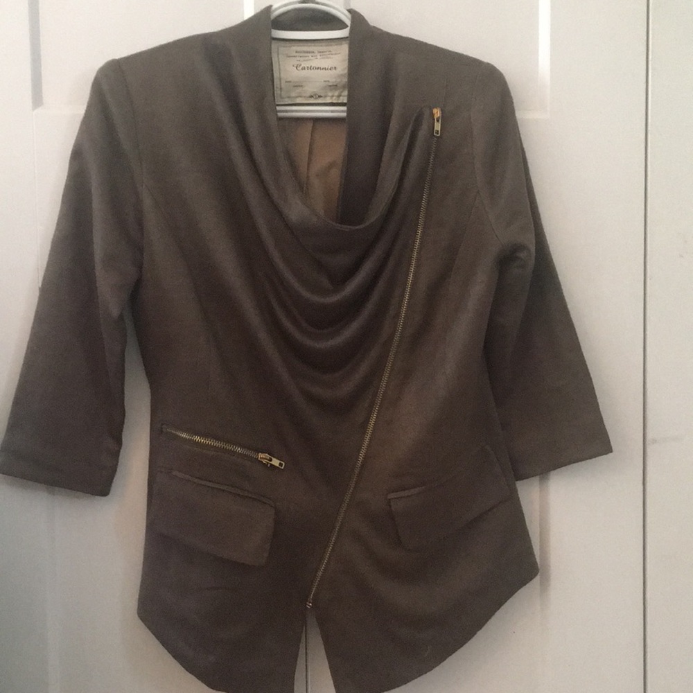 Cartonier knit military style jacket, all seasons - Picture 2 of 7